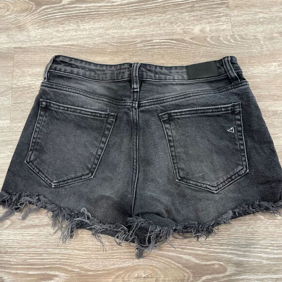 HIDDEN High Waist Moms Mini Denim Shorts in Black M - Picture 5 of 8
